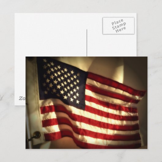 米国旗 ポストカード (正面/裏面)