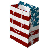 米国旗 ミディアムペーパーバッグ (正面アングル)