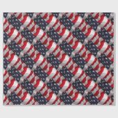 米国旗 ラッピングペーパー (フラット)