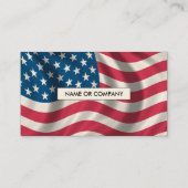 米国旗 名刺 (裏面)