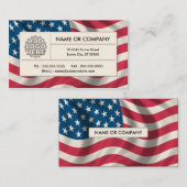 米国旗 名刺 (正面/裏面)