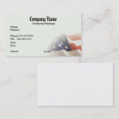 米国旗 名刺 (正面/裏面)