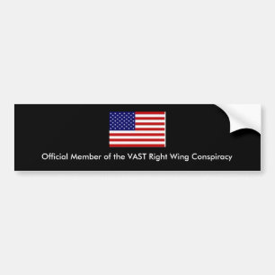 米国旗、広大なRighの公式のメンバー… バンパーステッカー