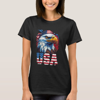 米国旗 愛国 アメリカンハト Tシャツ