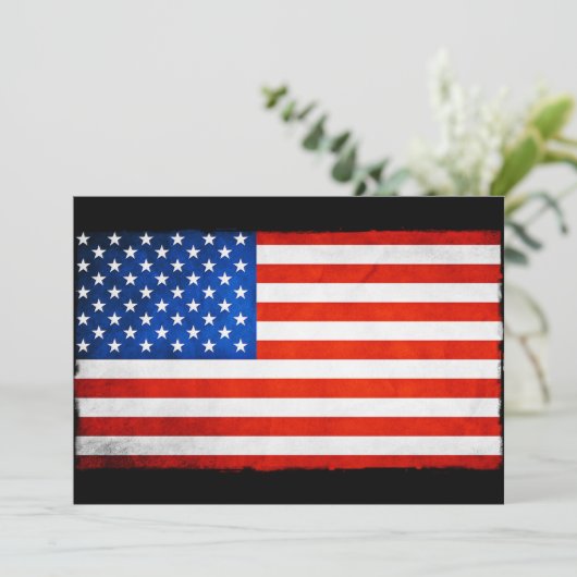 米国旗 招待状 (スタンド正面)