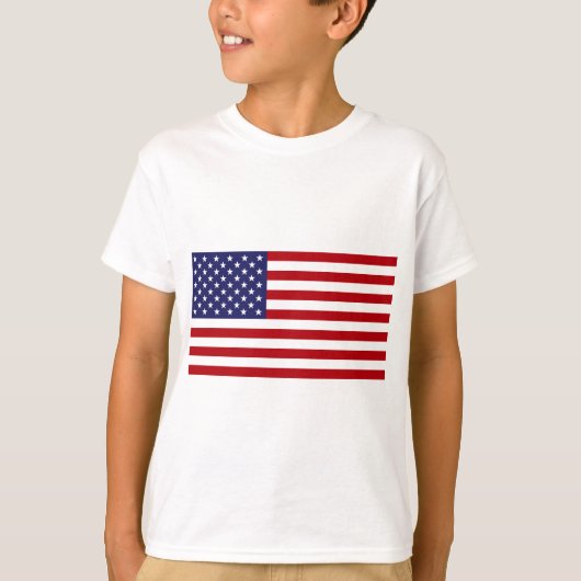 米国旗-星条旗-古い栄光 Tシャツ (正面)