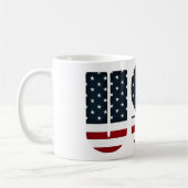 米国旗-米国 コーヒーマグカップ (左)