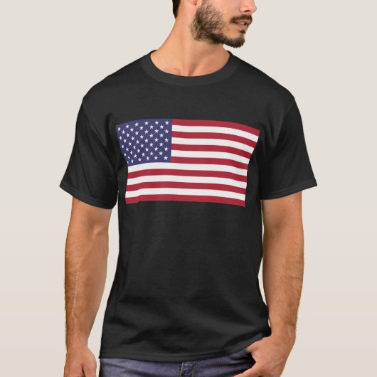 米国旗-米国 Tシャツ (正面)