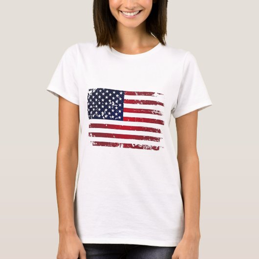米国旗 Tシャツ (正面)