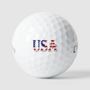 米国旗css gbcntにオーバーレイされた米国 ゴルフボール