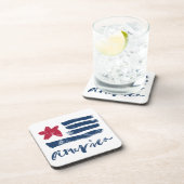 米国旗Paintstrokes コースター (右側)