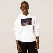 米国旗Tシャツに自分グランジの文字を追加する (正面フル)
