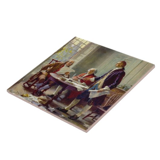 米国書独立宣言 タイル (側面)