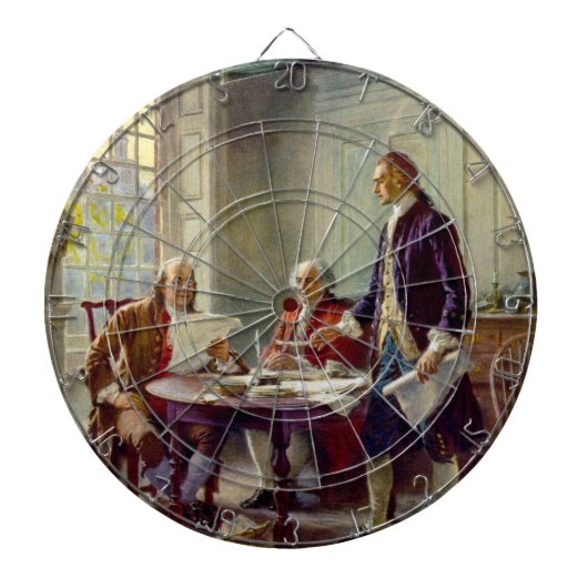 米国書独立宣言 ダーツボード (正面)