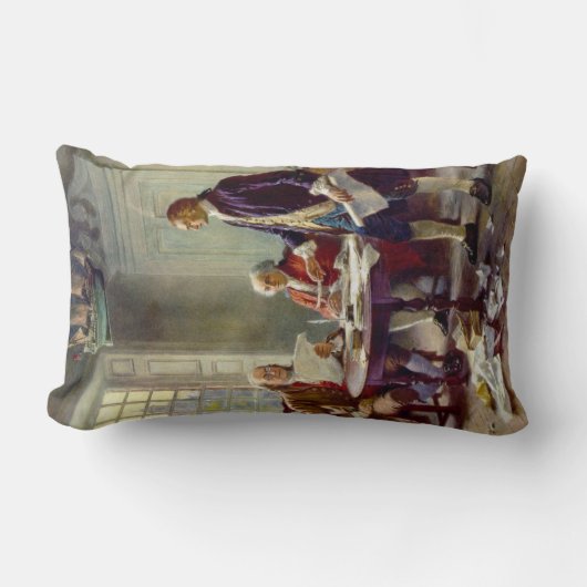 米国書独立宣言 ランバークッション (正面)