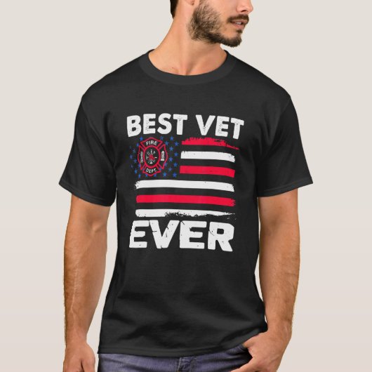 米国最高のの消防士は今まで Tシャツ (正面)