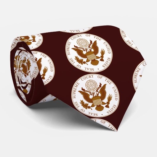米国最高裁判所の封印 ネクタイ (ロール)