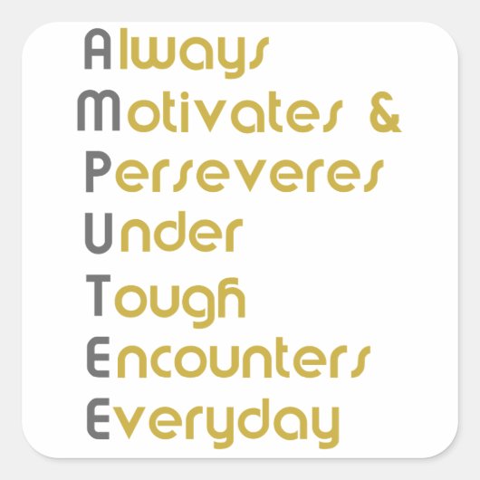 米国東部標準時の承認 スクエアシール (正面)