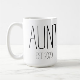 米国東部標準時刻の叔母さんのマグ コーヒーマグカップ