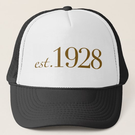 米国東部標準時刻1928年 キャップ (正面)