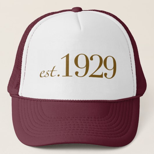 米国東部標準時刻1929年 キャップ (正面)