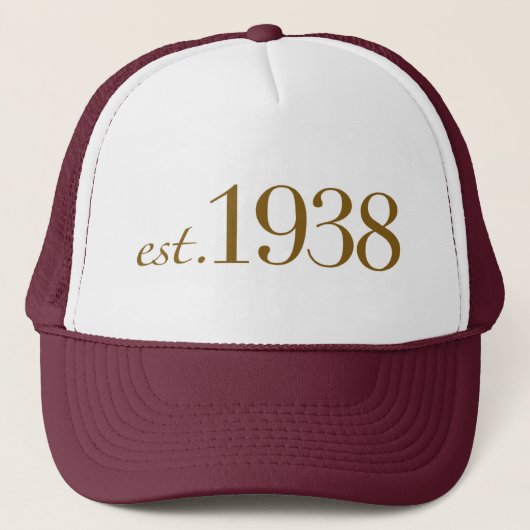 米国東部標準時刻1938年 キャップ (正面)
