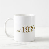 米国東部標準時刻1939年 コーヒーマグカップ (左)