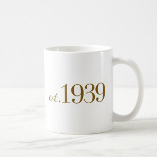 米国東部標準時刻1939年 コーヒーマグカップ
