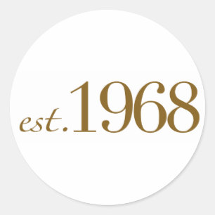 米国東部標準時刻1968年 ラウンドシール