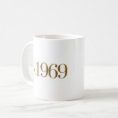 米国東部標準時刻1969年 コーヒーマグカップ (正面左)