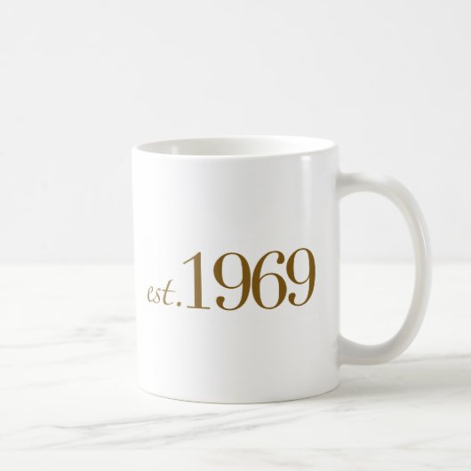 米国東部標準時刻1969年 コーヒーマグカップ (右)