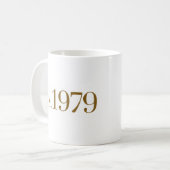 米国東部標準時刻1979年 コーヒーマグカップ (正面左)