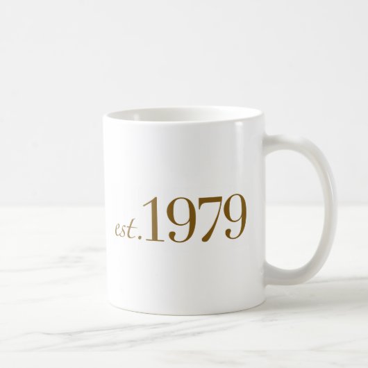 米国東部標準時刻1979年 コーヒーマグカップ (右)