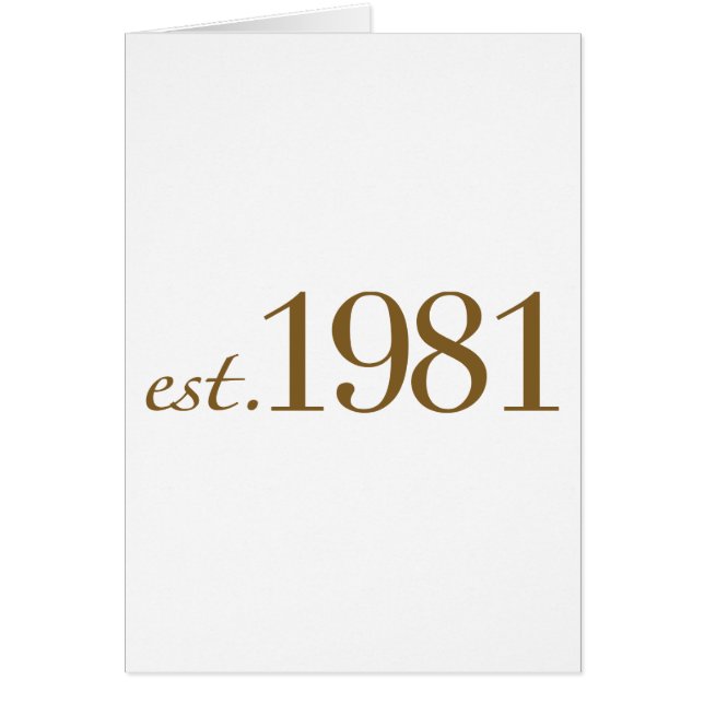 米国東部標準時刻1981年(誕生年) (正面)