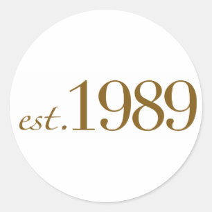 米国東部標準時刻1989年 ラウンドシール