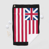 米国植民地の第1州旗 ゴルフタオル (インサイチュ)