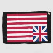 米国植民地の第1州旗 ゴルフタオル (横)