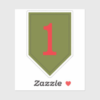 米国歩兵第1師団ビッグレッドワンパッチ シール