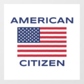 米国民はっきりした旗の窓の貼り付け ウィンドウサイン (シート)