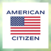 米国民はっきりした旗の窓の貼り付け ウィンドウサイン (シート3)