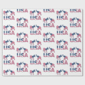 米国民主党共和党ゾウ政治 ラッピングペーパー (フラット)