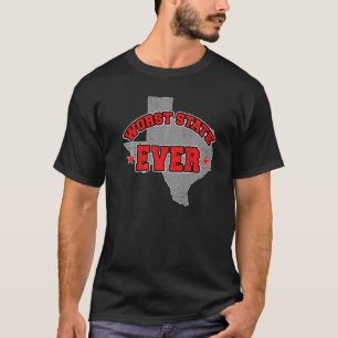 米国民誇りを持った民アメリカ土地地図ワースト州テシア Tシャツ
