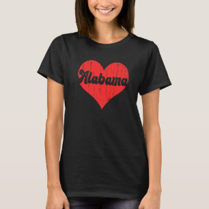 米国民誇りを持った民アメリカ州旗ハートラブアラ Tシャツ
