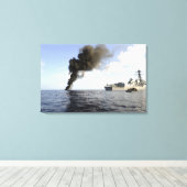 米国沿岸警備隊のメンバー キャンバスプリント (インサイチュ (ウッドフロア))