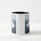 米国沿岸警備隊の切断機のウェッシュ マグカップ (中央)