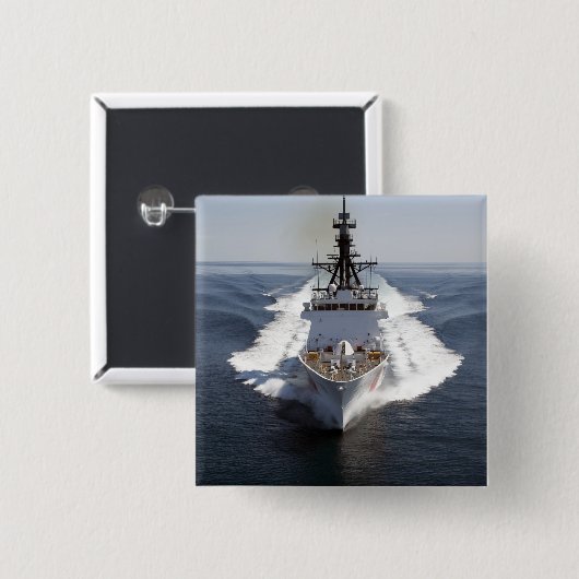 米国沿岸警備隊の切断機のウェッシュ 缶バッジ (正面&裏面)