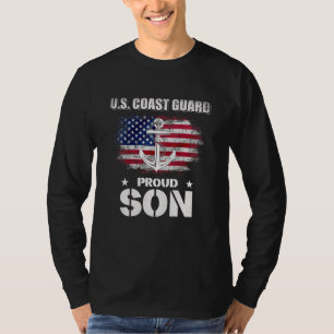 米国沿岸警備隊ファミリ誇りを持ったーソン Tシャツ