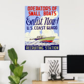 米国沿岸警備隊～ヴィンテージ世界大戦2. ポスター (ホームオフィス)