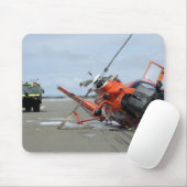 米国沿岸警備隊MH-65ドルフィンヘリコプターの墜落 マウスパッド (マウス)
