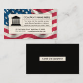 米国法 名刺 (正面/裏面)